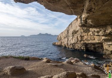 Trail Walking Marseille - La Calanque de l'Escu et la Corniche du Pêcheur, depuis le Col de Sormiou - Photo