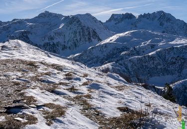 Randonnée Raquettes à neige La Table - Une traversée du Sommet du Grand Chat 1992m, depuis Prévieux - Photo