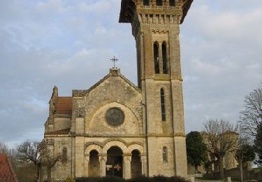 Randonnée V.T.T. Nomdieu - Le Nomdieu vers le point de vue de l'église de St-Lary  - Photo