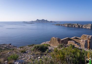 Trail Walking Marseille - La Roche Percée de la Mounine, ruines et reconnaissance - Photo