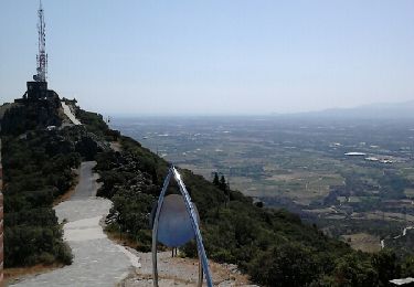 Tocht Stappen Millas - Panoramique de Força Réal Millas - Photo