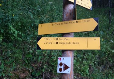 Trail Walking Molines-en-Queyras - pont du moulin  clôt la chalp - Photo