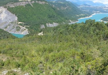 Trail Walking Treffort - lac de monteynard-passerelle de l'ebron - villarnet - Photo