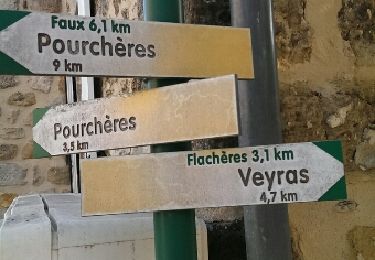 Tocht Stappen Pourchères - Pourchere Privas - Photo