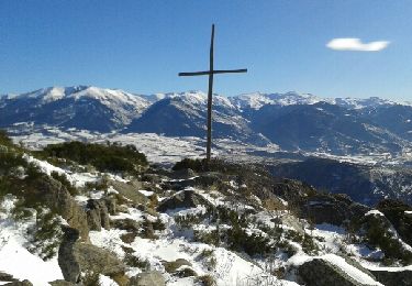 Randonnée Raquettes à neige Font-Romeu-Odeillo-Via - Croix d'Egat - Photo