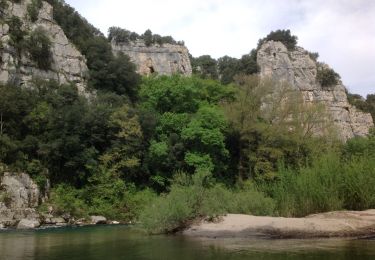 Excursión Senderismo Brissac - St bauzille de putois / des berges de l'Hérault vers St Bauzille - Photo