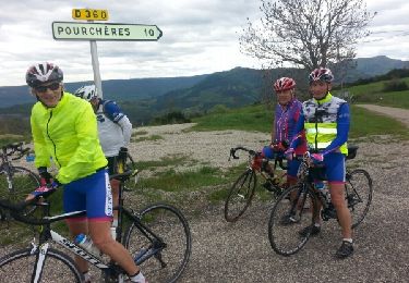 Excursión Bicicleta Saint-Péray - Col des Croix de Creysseille 114 km 26 04 2016 - Photo