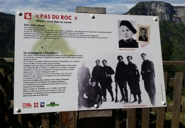 Tocht Stappen Fillière - plateau des Glières par le pas du Roc - Photo