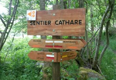 Tour Wandern Roquefixade - 02 - ROQUEFIXADE à MONTSEGUR -  Chemin des Bons-Hommes GR107 ou sentier cathare 367 - Photo