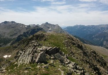 Excursión Senderismo Uvernet-Fours - la tete de la gypiere.du col de la cayolle - Photo