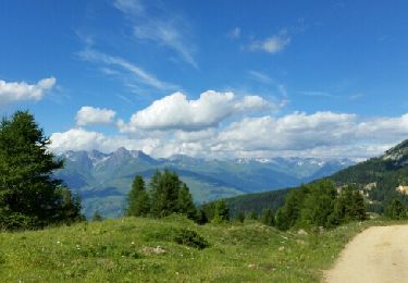 Tour Wandern La Plagne-Tarentaise - Lac vert Aime 2000 et retour Plagne Soleil par sentier balcon - Photo