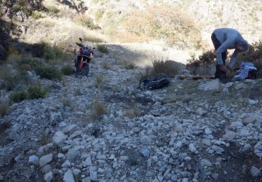 Randonnée Moteur Canillas de Albaida - 18 nov 2016 Sauvetage moto - Photo