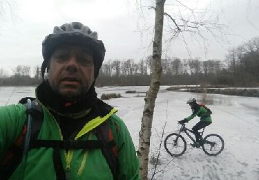 Excursión Bici de montaña Saint-Clément - sortie vtt 29012017 sur le verglas  - Photo