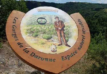Randonnée Marche Colombier-le-Vieux - gorges de la Daronne - Photo