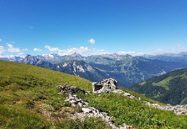 Percorso Marcia Champagny-en-Vanoise - Ruines du Tougne depuis la télécabine  - Photo