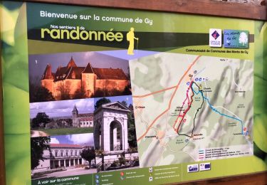 Tour Wandern Gy - circuit de Bellevue de gy - Photo