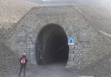 Tocht Stappen Crévoux - col Girabeau tunnel du Parpaillon - Photo