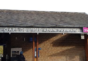 Randonnée Marche Champagne-sur-Oise - polissoir et trou à morts - Photo