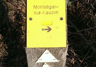 Randonnée Marche Montségur-sur-Lauzon - Bassin des druides. Montségur-lauzon - Photo