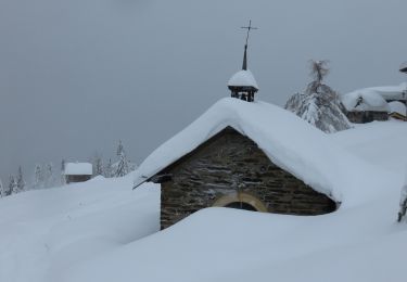 Tocht Sneeuwschoenen Montvalezan - La Rosière au Chatelard - Photo