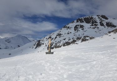 Tour Schneeschuhwandern Saint-Sorlin-d'Arves - Pierre du feu col de la Croix de fer  - Photo