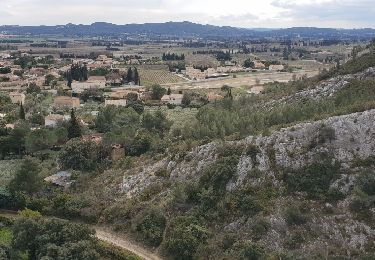 Excursión Senderismo Rochefort-du-Gard - Ballade familliale autour des Eynavays et des falaises  - Photo