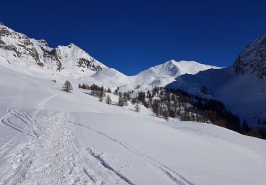 Excursión Raquetas de nieve Saint-Paul-sur-Ubaye - Le Col du Vallonnet - Photo