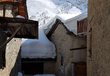 Tocht Sneeuwschoenen Saint-Paul-sur-Ubaye - Le Vallon de Mary - Photo