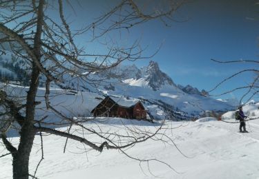 Tour Schneeschuhwandern Névache - du refuge de laval au refuge du chardonnet A-R - Photo