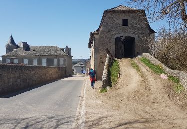 Tour Wandern Lajo - La Roche Aumont Aubrac avril 2018 - Photo