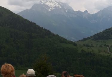 Tour Wandern Saint-Michel-en-Beaumont - croix de St michel - Photo