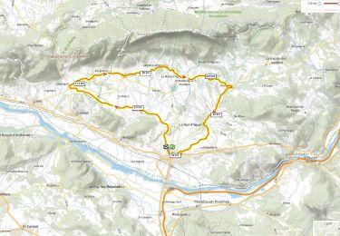 Trail Road bike Pertuis - Lourmarin Grambois D+ 800m depuis Pertuis - Photo