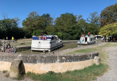 Randonnée Marche Rieux-Minervois - 2023 09 14 CHEMIN du PIÉMONT PYRÉNÉEN - 7ème étapes : RIEUX-Minervois - MALVES-en-Minervois - Écluse de L’Évêque - CARCASSONNE - Photo