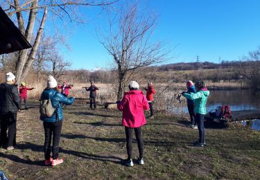 Tour Nordic Walking Jarrie - Saut du Moine en circuit avec la variante sous le Saut du Moine - Photo