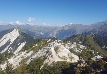 Tocht Stappen Courchevel - Courchevel-Moriond,  Lac de  la Rosière, col de la Chal, crête du Mont Charvet, col de Grosse Pierre, Cascades des Poux - Photo