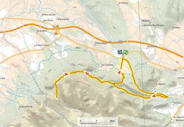 Trail Mountain bike Pourcieux - Balcon Aurélien 670m+ - Photo