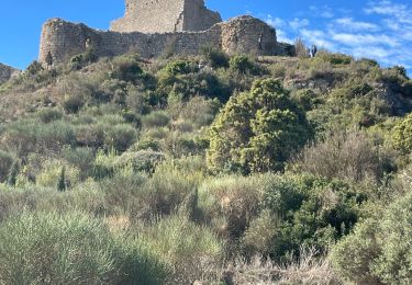 Trail Walking Paziols - Paziols château d’aguilra - Photo