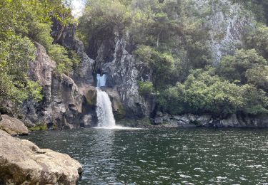 Tour Wandern Bras-Panon - Riviere du mat cascade la mer aigrette  - Photo