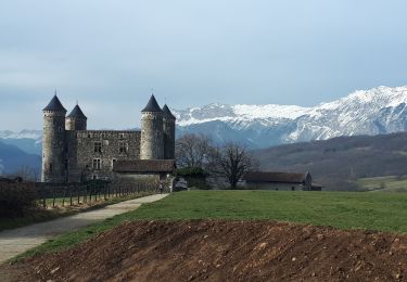 Tour Nordic Walking Jarrie - Reconnaissance d'une MN au départ du Château de Bon Repos - Photo