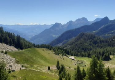 Tour Wandern Seyne - SEYNES,  parking du col col Bas  , piste militaire.  Dormiouse,  lac du Milieu  , lac Noir , lac Gué,  col Bas o l - Photo