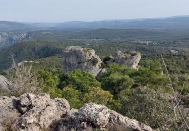 Tocht Stappen Causse-de-la-Selle - monthaud - Photo