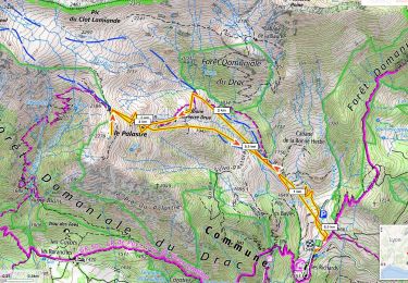 Trail Snowshoes Saint-Jean-Saint-Nicolas - le Palastre D+700m depuis les Richards  - Photo