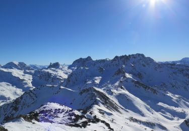Trail Touring skiing Valmeinier - Sandonière couloir Ouest - Photo