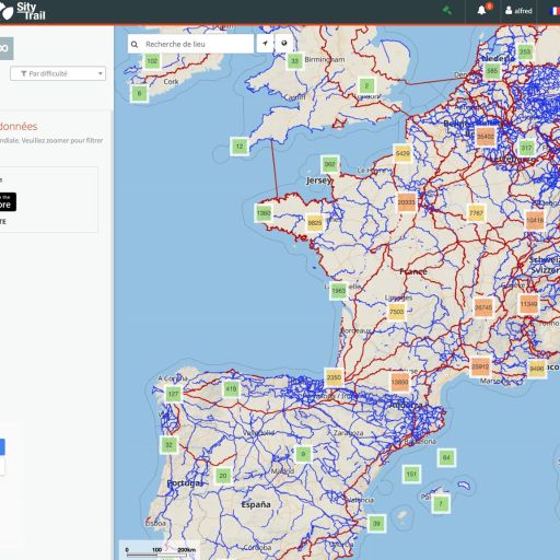 Cartes des itin raires balis s SityTrail World SityTrail Cartes des itin raires balis s SityTrail World SityTrail